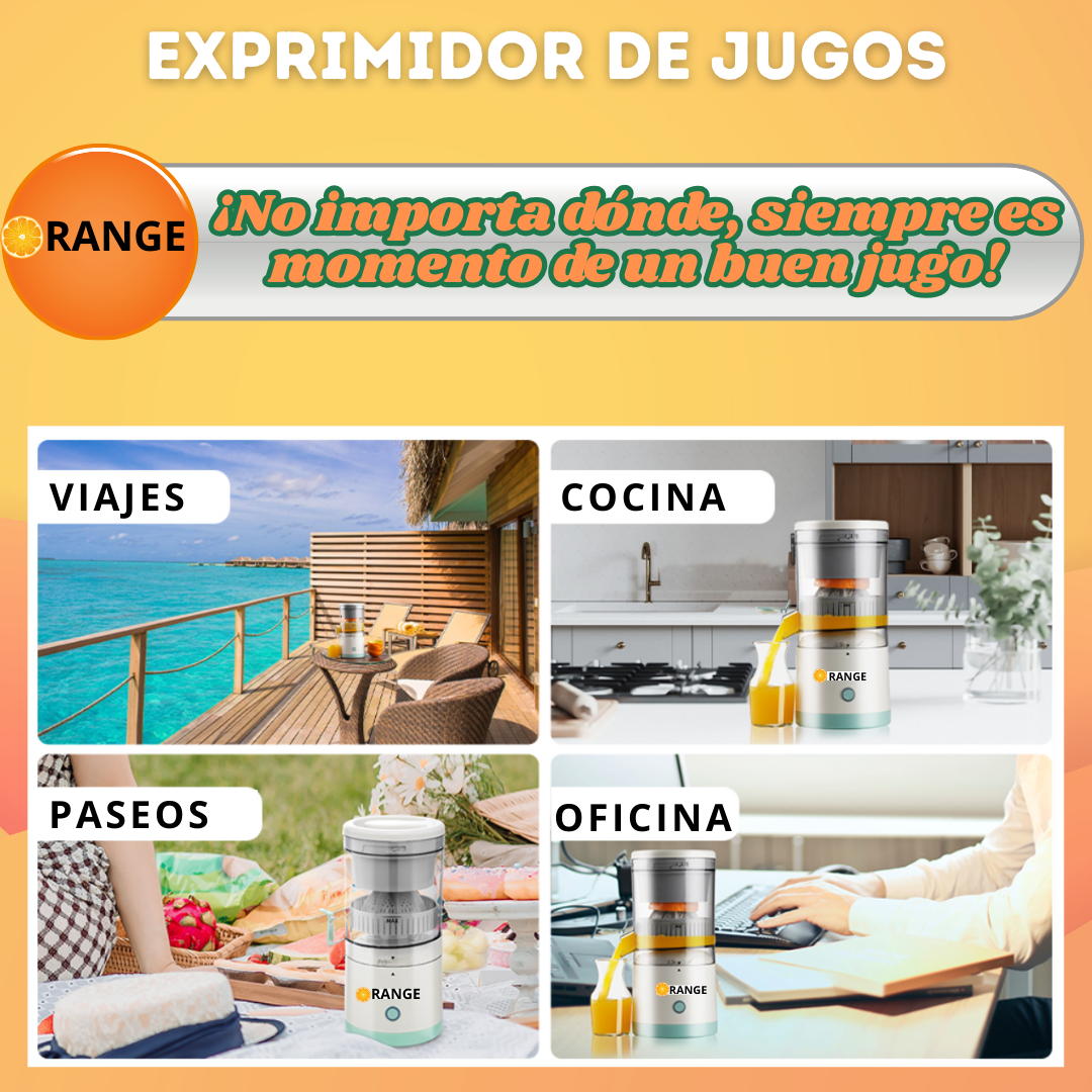 Exprimidor Portátil- Orange