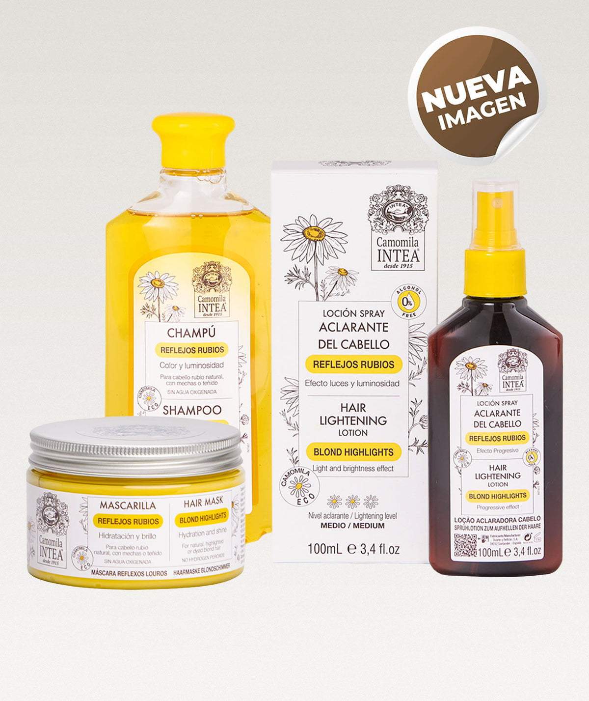 Kit Aclarante Reflejos Rubios